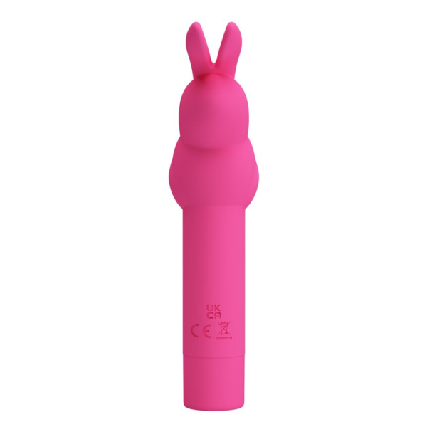 PRETTY LOVE - GERARDO VIBRADOR DE SILICONA CONEJO FUSCHIA