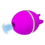 PRETTY LOVE - GEMINI BALL VIBRADOR DE SILICONA REDONDO MORADO