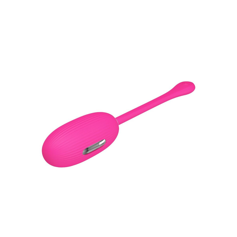 Pretty Love - Oeuf Vibrant Rechargeable Doreen Magenta Télécommande