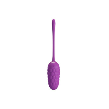 Pretty Love - Huevo Vibrador Con Textura Marina Recargable Morado |