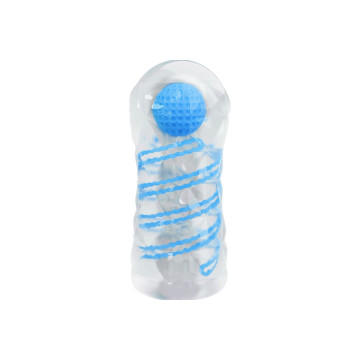 Pretty Love - Masturbador Pequeño Con Espirales Azul | Vybes.it
