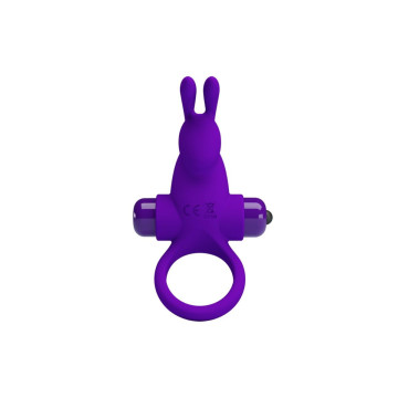 Pretty Love - Anillo Vibrador I Conejo Para Pene Morado | Vybes.it