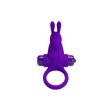 Pretty Love - Anillo Vibrador I Conejo Para Pene Morado | Vybes.it