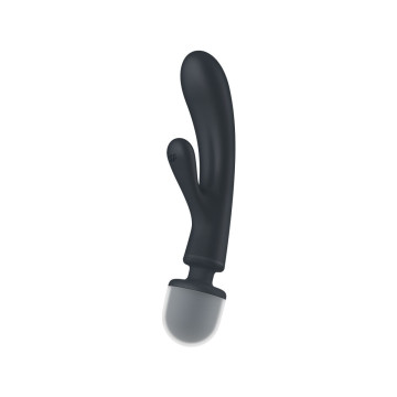Satisfyer - Triple Lover Masajeador Vibrador Rabbit Gris | Vybes.it
