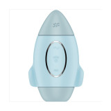 SATISFYER - MISSION CONTROL AZUL VIBRADOR PEQUEÑO DE DOBLE IMPULSO