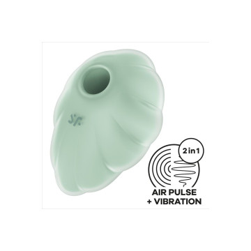 Satisfyer - Cloud Dancer Verde Vibrador Air Pulse | Vybes.it