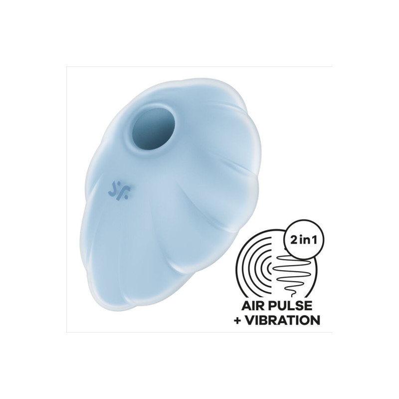 Satisfyer - Cloud Dancer Azul Vibrador Air Pulse | Vybes.it