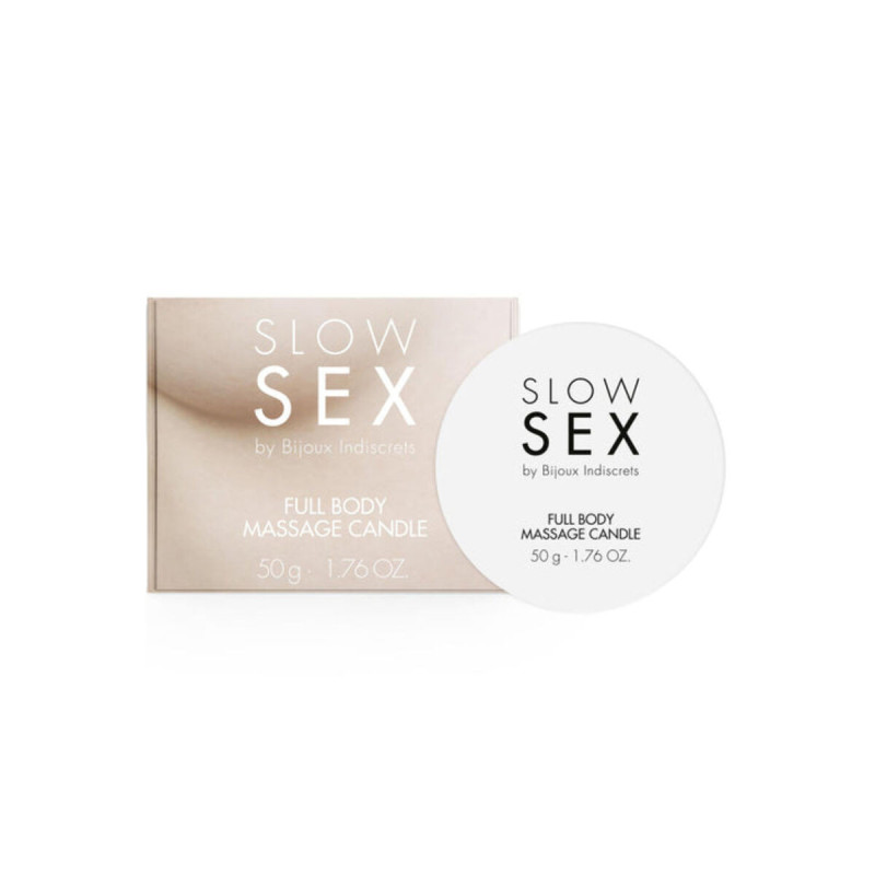 BIJOUX - SLOW SEX BOUGIE DE MASSAGE CORPS 50 G - BIJOUX SLOW SEX - Bo…