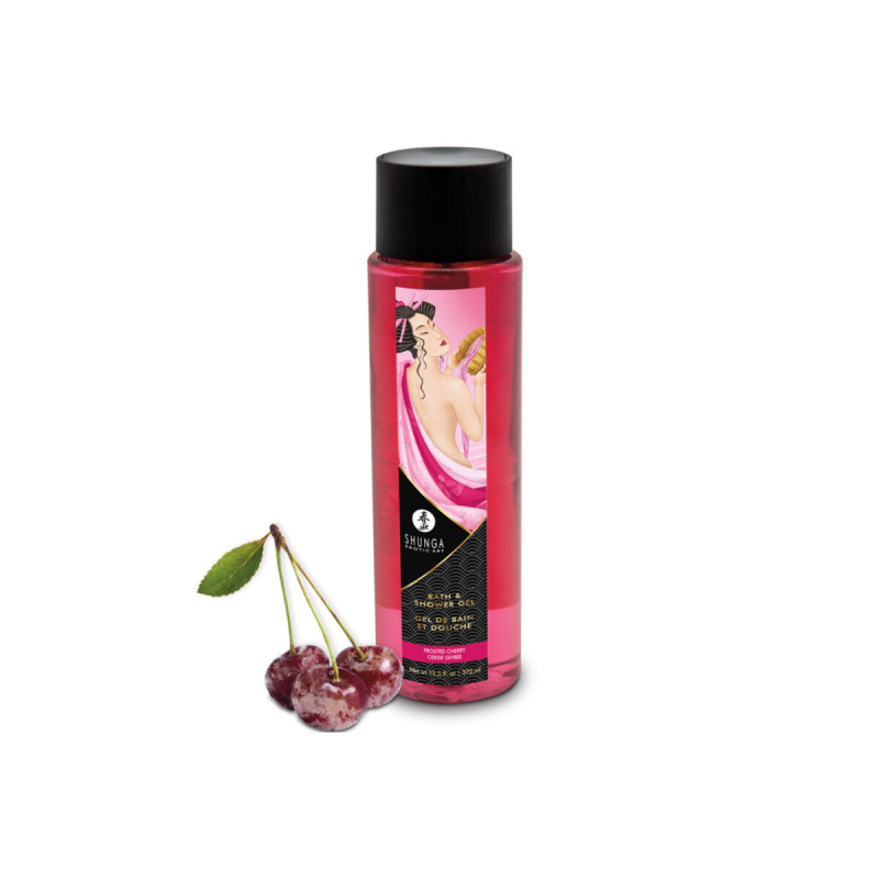 SHUNGA - GEL BAIN & DOUCHE CERISE GIVRÉE 370 ML - SHUNGA BATH EXPERIE…