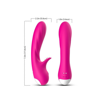 Armony - Romance Vibrador Con Estimulador Fucsia | Vybes.it
