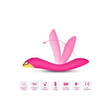 Armony - Flamingo Vibrador Multiposicion Fucsia | Vybes.it