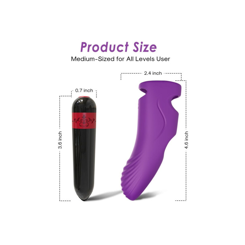 Armony - Aurora Vibrador Dedal Violeta | Vybes.it