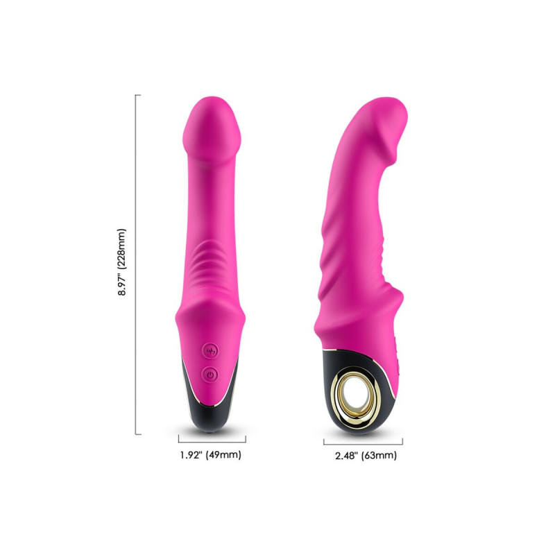 Armony - Joyblade Dildo Vibrador Rotador Fucsia | Vybes.it