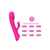 Armony - Dildo Vibrador Rabbit Silicona Fucsia | Vybes.it