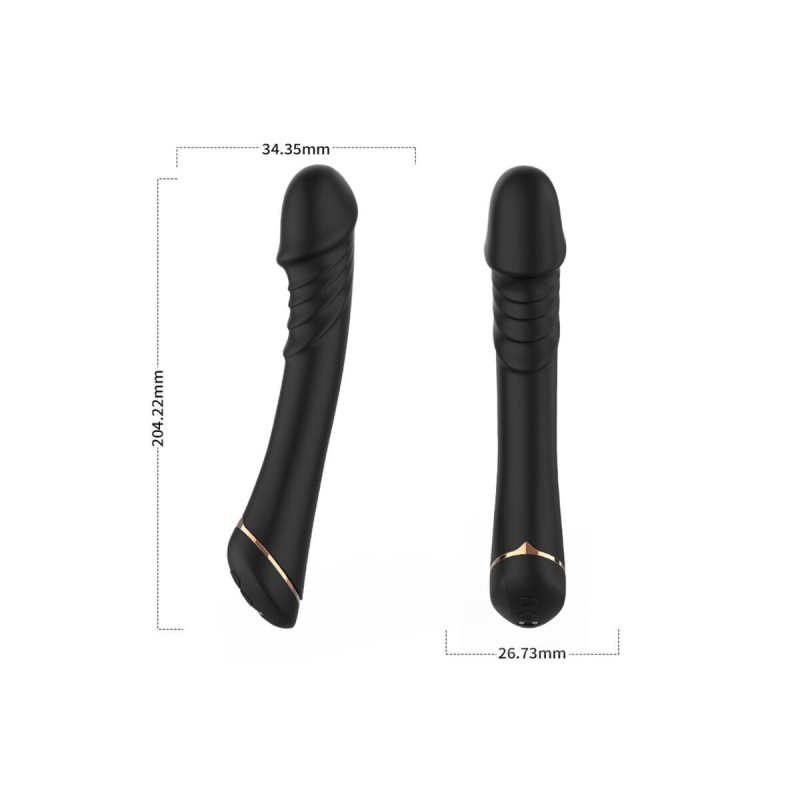 Armony - Dildo Vibrador Silicona Negro | Vybes.it