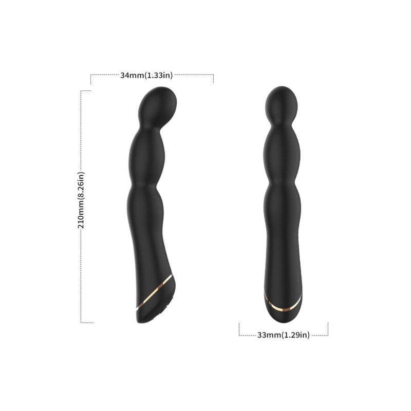 Armony - Bambu Vibrador Ajustable Negro | Vybes.it