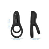 Armony - Doble Anillo Vibrador Negro | Vybes.it