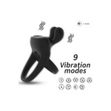 Armony - Anillo Vibrador Rabbit Negro | Vybes.it