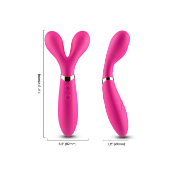 Armony - Y - Wand Massage & Vibrateur Double Tête Fuchsia | Vybes.it