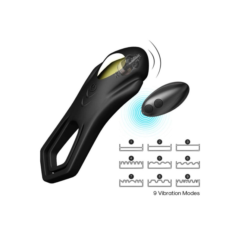 Armony - Télécommande Double Anneau Vibrateur Roadster Noir |