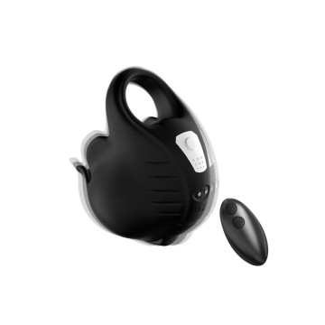 Armony - Anneau Vibrateur À Ventouses Télécommande Noir | Vybes.it