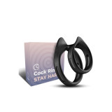 ARMONY - ANELLO DOPPIO ELASTICO DUALRING NERO - ARMONY FOR HIM - Cock…