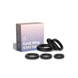ARMONY - ANNEAUX DE VERROUILLAGE SILICONE NOIR - ARMONY FOR HIM - Coc…