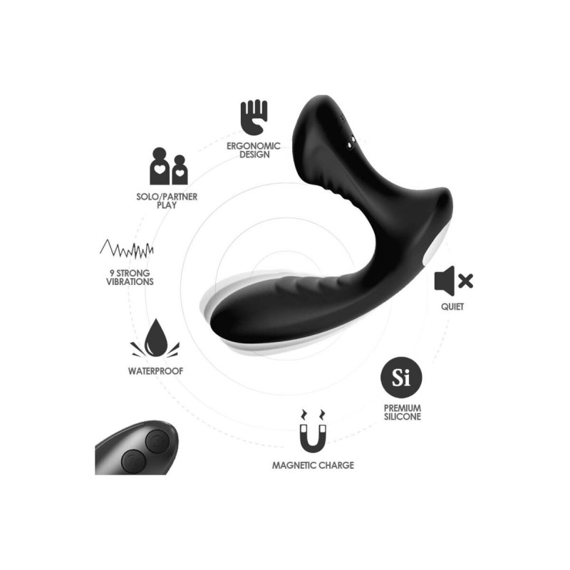 Armony - Storm Vibrateur Anal Prostate & Plug Télécommande Noir |