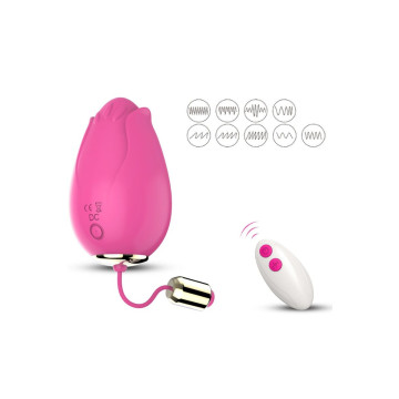 Armony - Vibrateur Mandala Egg Télécommande G - Spot Fuchsia |
