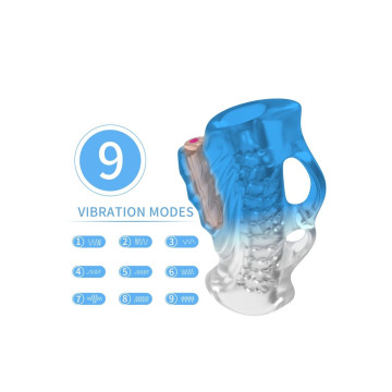 Armony - Masturbator Dedal & Vibrador Azul Degradado | Vybes.it