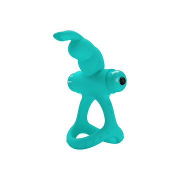 Pretty Love - Figgy Anillo Vibrador Rabbit Verde | Vybes.it