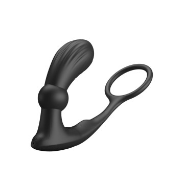 Pretty Love - Warren Anillo & Vibrador Anal Negro | Vybes.it