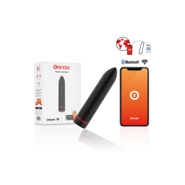 Oninder - Berlin Bullet Vibrator Schwarz 9 Modi 8,5 X 2 Cm