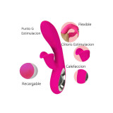 ARMONY - DARO VIBRATOR & PULL RING STIMULATOR FUCHSIA - ARMONY VIBRAT…