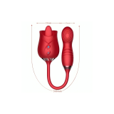 ARMONY - VIBRATORE DI FIORI DELIZIOSI E BUMPING CON LINGUA ROSSA - AR…