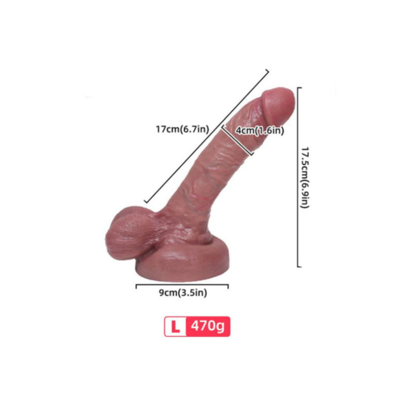 ARMONY - GODE RÉALISTE EN SILICONE LIQUIDE 17 CM - ARMONY DILDOS - Go…