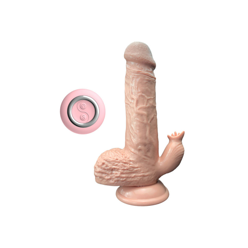 ARMONY - REALISTIC VIBRATOR & THRUSTING DILDO WITH TONGUE STIMULATOR…