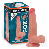 ROCKARMY - FOX DILDO REALISTA DDUAL DENSITY LIQUID SILICONE 19 CM -O- 3.2 CM