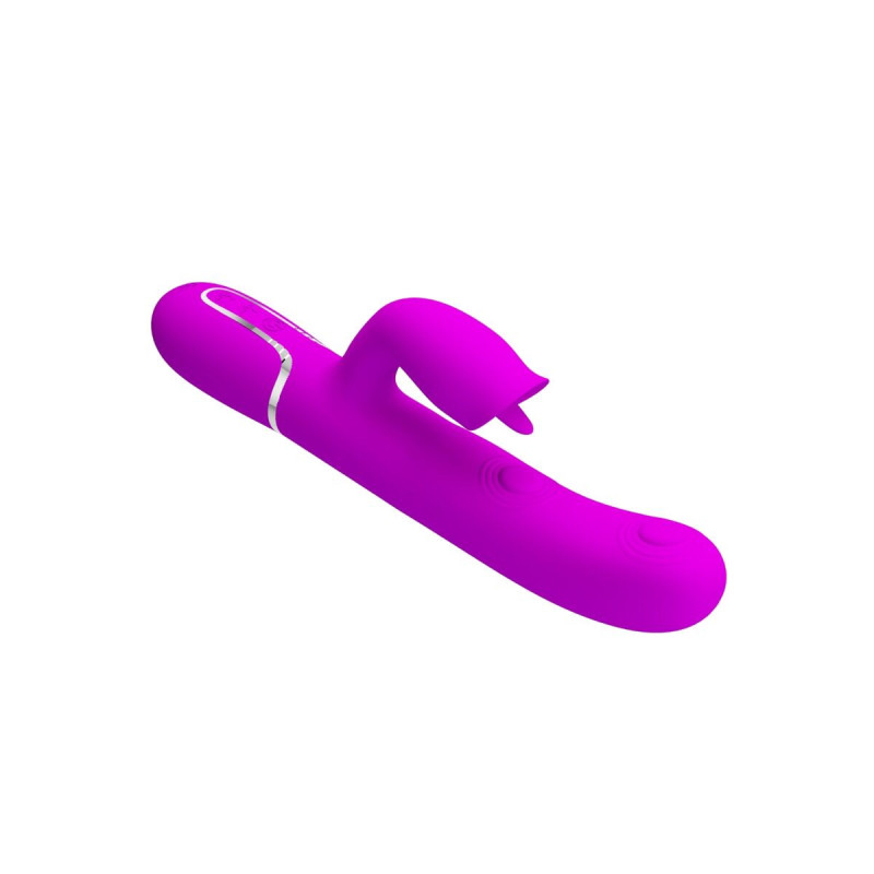 Pretty Love - Vibrador Rabbit Con Licking Fucsia | Vybes.it