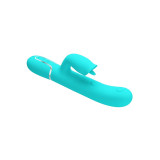 Pretty Love - Kaninchenvibrator Mit Leckendem Aquagrün | Vybes.it