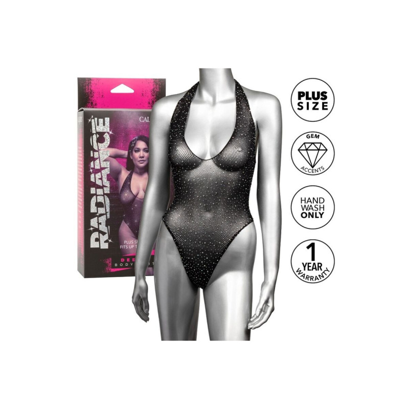 CALEXOTICS - RADIANCE SHUG DÉPAULE RHIN GRANDE TAILLE - Bodystocking