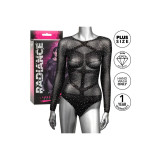 CALEXOTICS - RADIANCE BODY MANICA LUNGA RHINE TAGLIA PLUS - Bodystock…