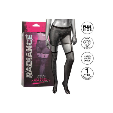 Calexotics - Radiance Falda De Liga Hasta El Muslo Talla Grande |