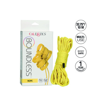 CALEXOTICS - BOUNDLESS CORDA 10M GIALLA - Schiavitù | Vybes.it