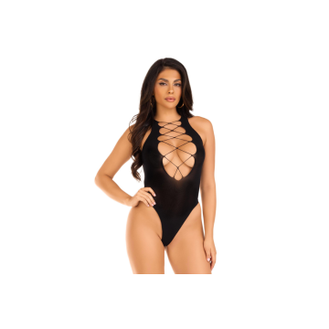 Leg Avenue - Body Tirantes Bad Negro | Vybes.it