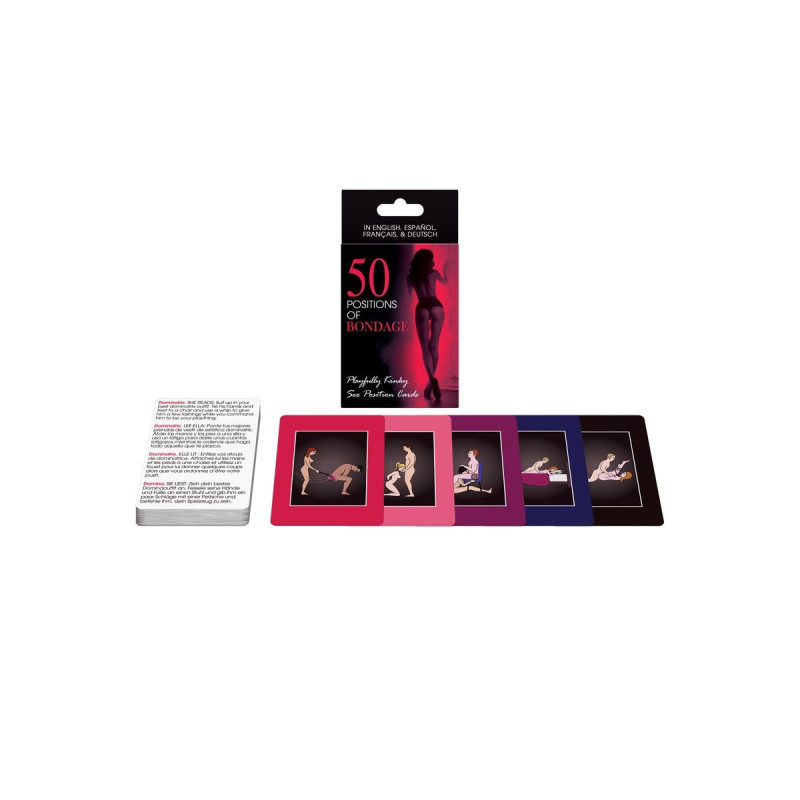 KHEPER GAMES - 50 POSITIONS DE CARTES BONDAGE - Jeux de cartes