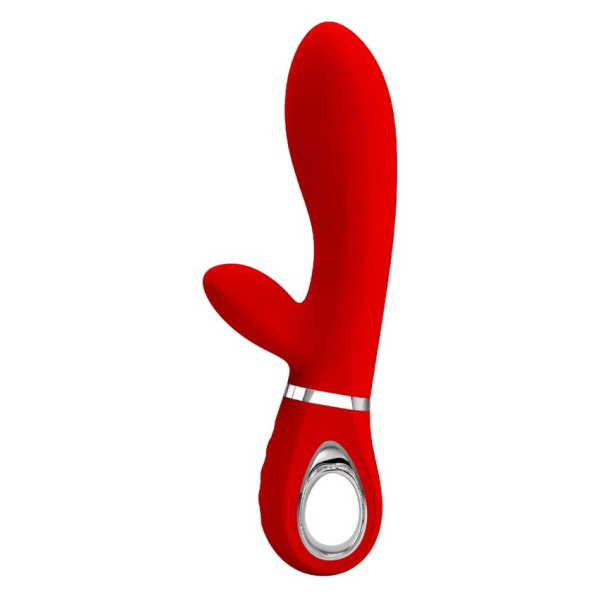 PRETTY LOVE - THOMAS VIBRADOR PUNTO G MULTIFUNCIÓN ROJO