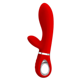 PRETTY LOVE - THOMAS VIBRADOR PUNTO G MULTIFUNCIÓN ROJO