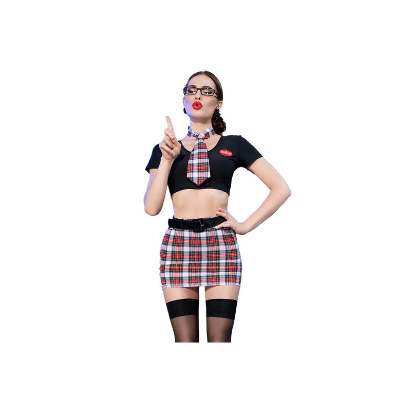 Chilirose - Cr 4425 Disfraz Colegiala Negro S/M | Vybes.it