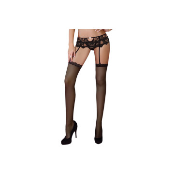 Livco Corsetti Fashion - Mandirin Lc 90529 Panty + Liguero Negro